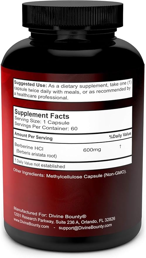 Divine Bounty Acetyl L-Carnitine &amp Berberine Complex Bundle