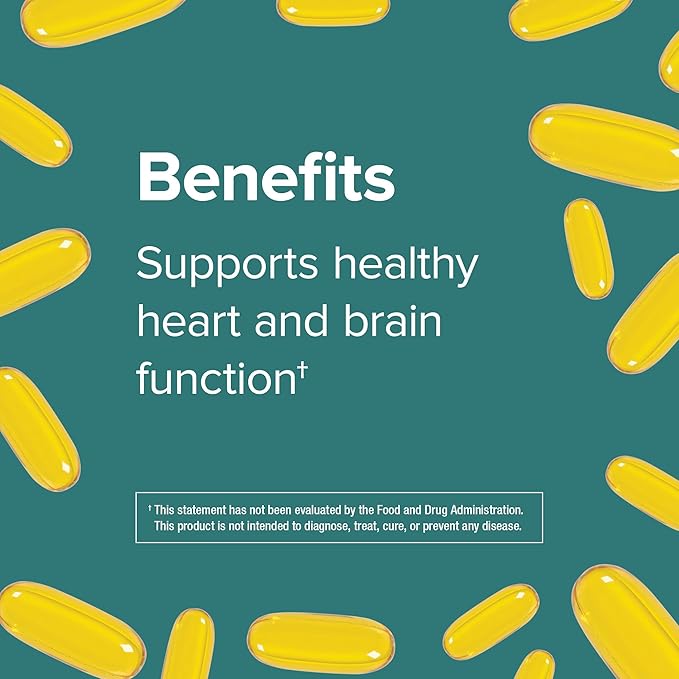 Webber Naturals Triple Omega 3-6-9 2400 mg Fish Oil Per Serving High Potency 180 Softgels No Fishy Aftertaste Ultra-Purified for Heart Brain and Cardiovascular Health Shellfish-Free