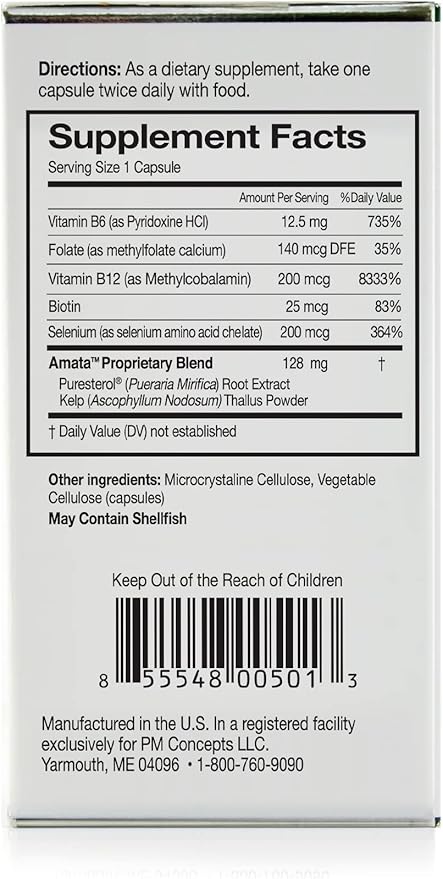 Amata Life by Dr. Christiane Northrup Pueraria Mirifica Plus Capsules 60 Day