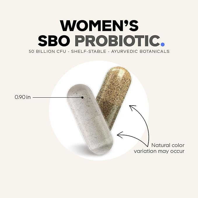 Codeage Women’s Probiotics Supplement - 50 Billion CFUs - SBO Probiotics &amp Prebiotics - Cranberries - Feminine Health - Fermented Botanical Blend Whole Food Supplement - Vegan Non-GMO - 2 Pack