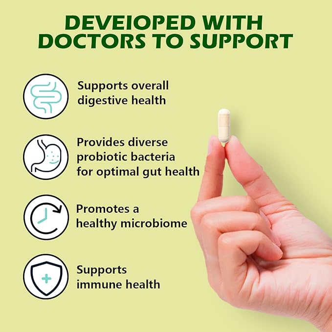 Helicobacter Pylori Defense Probiotics – Formulated with Lactobacillus reuteri Mastic Gum and Berberine 100 Billion CFU Gastritis Digestion &amp Gut Health for Stomach Comfort Vegan 120 Capsul