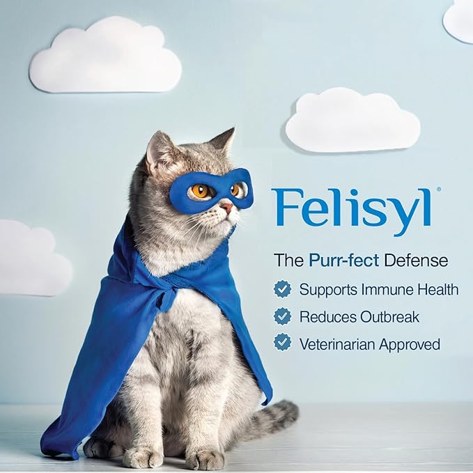Felisyl L-Lysine Gel for Cats &amp Kittens (5oz) – Immune System Respiratory &amp Eye Health Support. Reduces Sneezing Runny Nose &amp Watery Eyes. Daily Salmon-Flavor Supplement – Made in USA (6