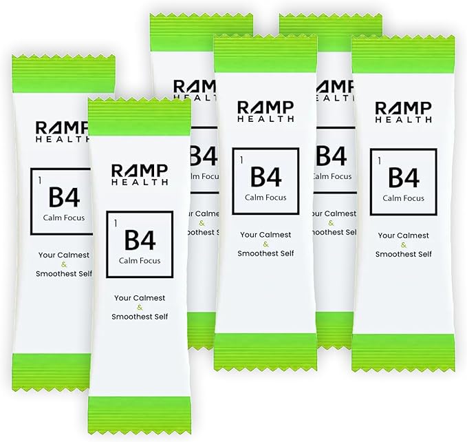 B4 - Supplement - Available in 6 Flavors - L-Theanine Lemon Balm Extract and More - 10 Count (10 Packets Citrus Smooth)