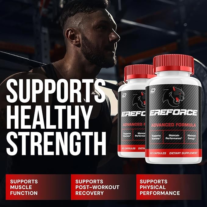 EreForce Capsule – Ere Force All Natural Supplement Advanced Formula Overall Health Support and Reviews (3 Pack - 180 Capsules)