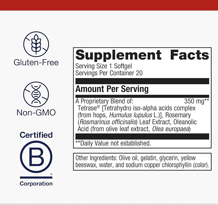 Metagenics Kaprex - Plant-Based Joint Support Supplement* - With Hops Rosemary &amp Olive Leaf Extracts for Joint Comfort &amp Mobility* - Non-GMO Gluten-Free Clinically Tested