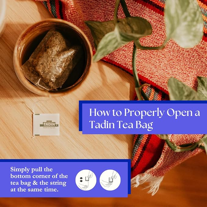 Tadin Spearmint Tea Herbal Tea Caffeine Free 24 Tea Bags Per Box Pack of 6