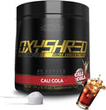 EHP Labs OxyShred Hardcore Super Dosed Pre Workout Powder - Preworkout Powder with L Glutamine &amp Acetyl L Carnitine Energy Boost Drink - 275mg of Caffeine - Cali Cola 40 Servings