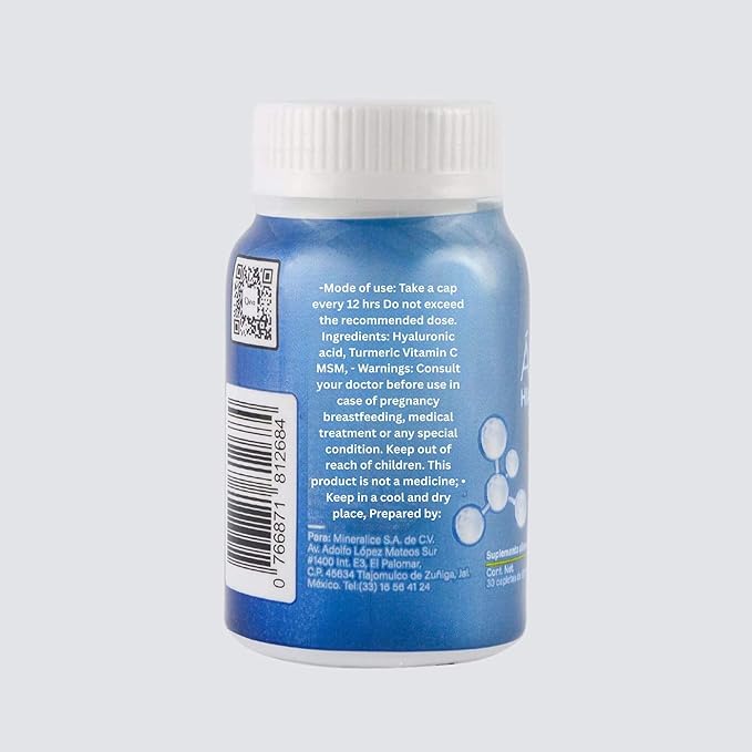 QN Hyaluronic Acid 30 Caplets of 850mg
