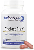 Patient One Cholest-Plex | Supplement to Support Heart and Vascular Health and Healthy Lipid Metabolism* | with RYR CoQ10 and More | 120 Capsules