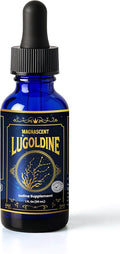 Lugoldine Iodine Drops 1 oz – Patented Process (US20090022816A1) 150 mcg Iodine (100% Daily Value) Alcohol-Free &amp Glycerin-Free Liquid Iodine Supplement (1 Ounce (Pack of 1))