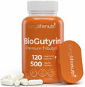 BioGutyrin – Tributyrin 500mg Postbiotic Supplement for Gut Function &amp Nutrient Absorption 120 Vegetarian Capsules Butyric Acid for Butyrate Production 4-Month Supply GMP Certified Made in U