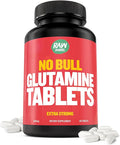 “No Bull” L-Glutamine Tablets Pure L Glutamine Pills Non GMO L Glutamine Supplement Naturally Vegan Vegetarian Friendly and Gluten Free 1000mg