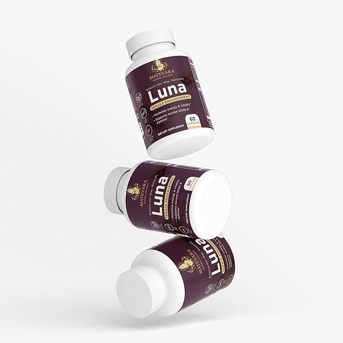 Luna Women's Vitality Supplement | Energy &amp Wellness Support Capsules | 60 Count