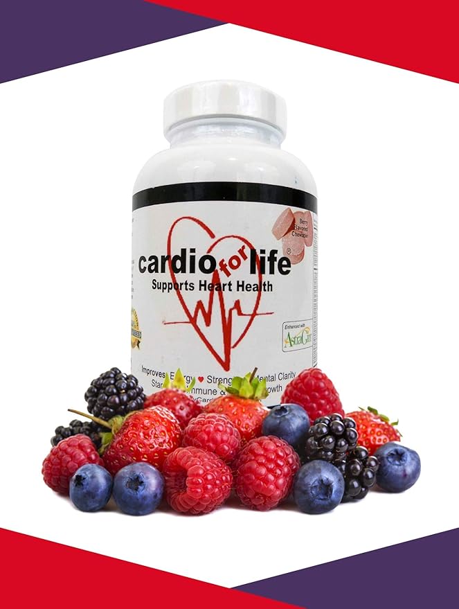 CardioForLife 60 Chewable Tablets - Berry