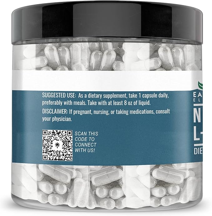 Earthborn Elements N-Acetyl L-Tyrosine (NALT) 200 Capsules Pure &amp Undiluted No Additives