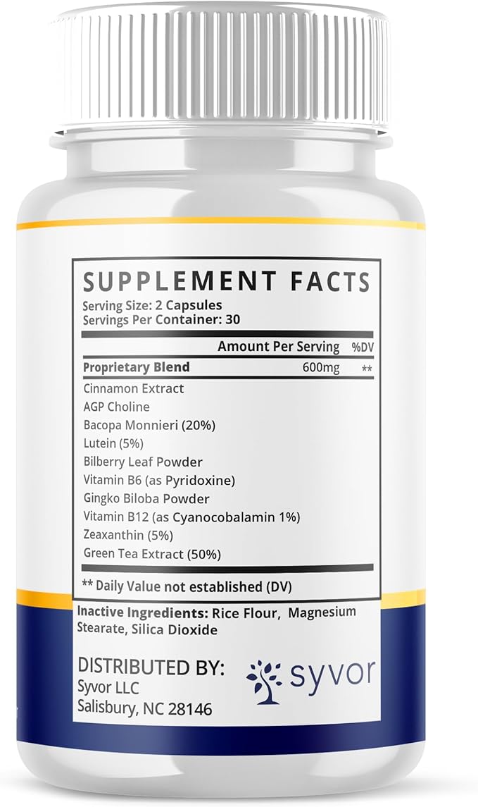 (3 Pack) Brain Defender Supplement Pills Official Brain Defender Advanced Formula Nootropic Capsules All Natural Health and Wellness Support Formula Maximum Strength Braindefender (180 Capsules)