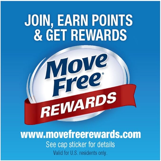 Move Free Advanced 80 Tablets - Joint Health Supplement with Glucosamine and Chondroitin (Pack of 12)