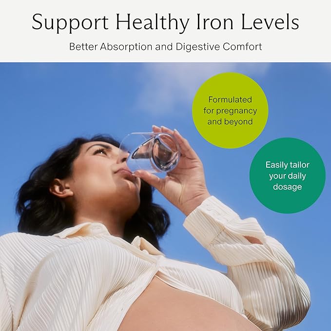 Needed. Prenatal Iron Supplement - Pregnancy Breastfeeding Postpartum - Aids Energy Birth Weight &amp Baby's Neural Development - Non-Constipating &amp Gentle on Stomach - Flexible Dosing for Pre