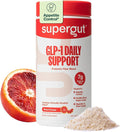 Supergut GLP1 Daily Support Blood Orange - High Fiber GLP-1 Supplement Powder for Women &amp Men - Sugar-Free Drink Mix for Gut Health &amp Digestive Support (18 Servings)