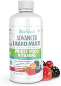 Bio Naturals Liquid Whole Food Multivitamin for Men &amp Women with Over 100 Ingredients - Superfoods Omegas Organic Extracts - 100% Vegan - 32 oz