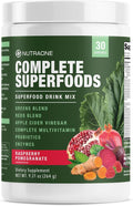 Complete Superfoods Greens &amp Reds Blend* Apple Cider Vinegar Digestive Enzyme Blend* Probiotic Blend* Multivitamin* (Raspberry Pomegranate - 30 Servings)