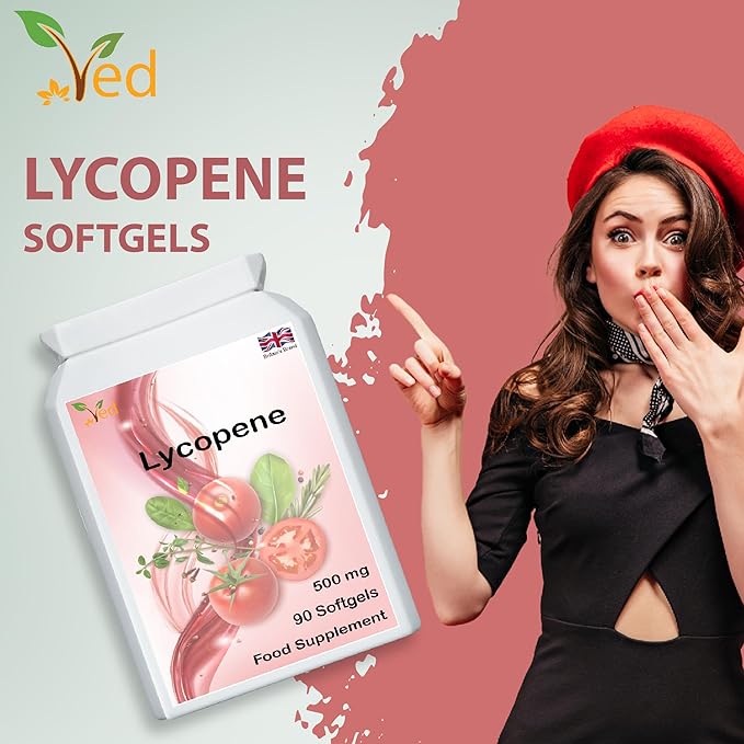 Lycopene 500 mg | 90 Softgel 3 Month Supply.
