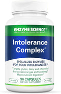 Enzyme Science Intolerance Complex 90 Capsules Comprehensive Support for Common Digestive Sensitivities Gluten Casein Phenol Sensitivities and Complex Carbohydrates Intolerance Relief