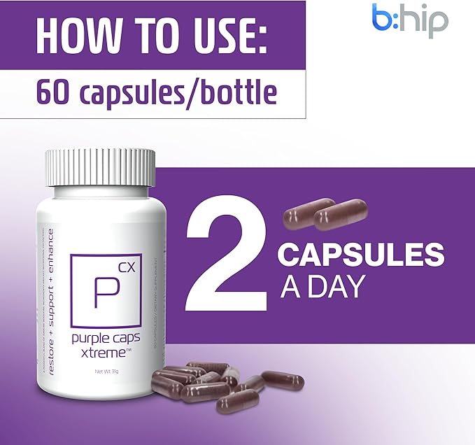 Global Purple Caps Xtreme - Supplement with Vitamins and Minerals by Rotkin Wellness - 60 Capsules