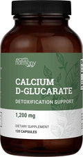 Earth Harmony Calcium D-Glucarate 1200mg - Advanced Detoxification Support &amp Double The Strength of Calcium D Glucarate 500mg - 120 Capsules (2-Month Supply)