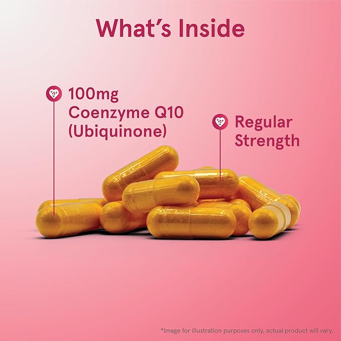 Jarrow Formulas Co-Q10 100 mg - Antioxidant Support for Mitochondrial Health Cellular Energy Production &amp Healthy Cardiovascular Function - 60 Veggie Capsules - Non-GMO - Gluten Free