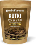 Herbsforever Kutki Root Powder(PicrorhizaKurroa)-Supports Liver Skin Health &amp Blood PurifierCooling Herb| Wild Harvested- 2X Potency | Ultra Clean | Authentic | High-Altitude Sourced | 230Gms-1/2