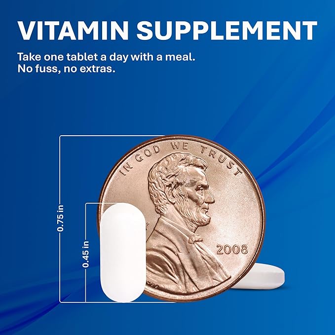 MAJOR Tab-A-Vite Multivitamin Tablets - Gluten-Free Multivitamin for Adults Supports Overall Health Multimineral Supplement 1000 Count