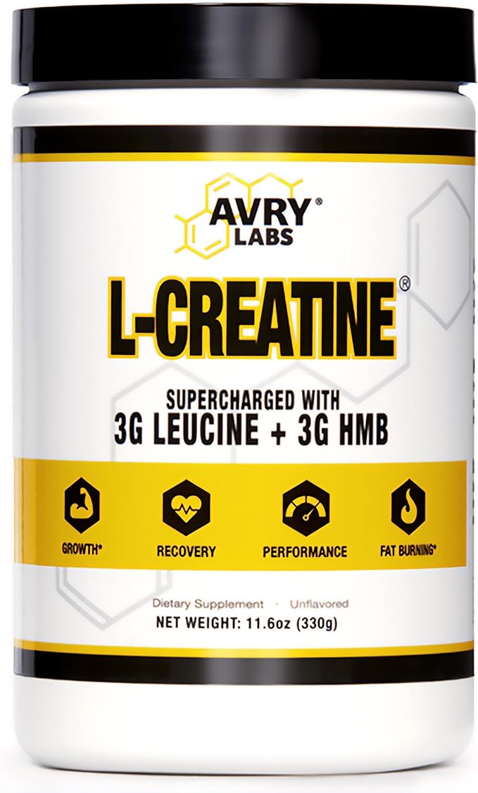 L-Creatine Powder + 17-BOL Capsules Bundle – Creatine Monohydrate with Leucine &amp HMB and Pre-Workout Support Formula – Dietary Supplements for Training &amp Muscle Support
