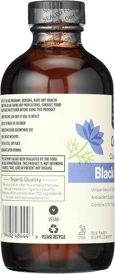 Whole Foods Market Organic Black Seed Oil 8 Fl Oz