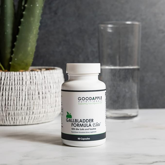 Gallbladder Formula Elite with Purified Bile Salts | Support for Abdominal discomfort Gas and Indigestion | Support for Those with and Without a Gallbladder 90 Caps