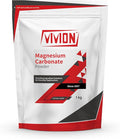 Magnesium Carbonate Light Powder USP - 1 kg (2.2 lb) - Hydromagnesite Mag Powder Tablet and Capsule Diluent Carrier Excipient
