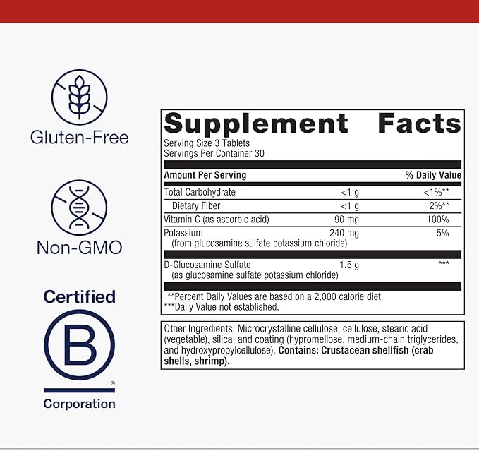 Metagenics Glucosamine Sulfate - Joint Health Support* | 90 Count