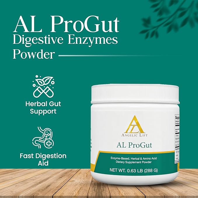 AL ProGut – Gut Health Supplement with Enzymes Herbs &amp Amino Acids – Daily Digestive Support Powder for Bloating Regularity &amp Nutrient Absorption – 30 Servings