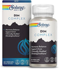 SOLARAY DIM Supplement for Men - Clinically Studied DIM 200mg Supports Hormone Balance - Plus Zinc and Quercetin - Vegan Gluten Free 60 Day Money-Back Guarantee - 30 Servings 60 VegCaps