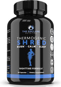 THE ENCLARE NUTRITION Thermogenic Shred Fat Burner Sleep Aid Diet Pills Appetite Suppressant Weight Loss Metabolism Booster with CLA Ashwagandha Melatonin L Theanine L Carnitine Niacin (1)