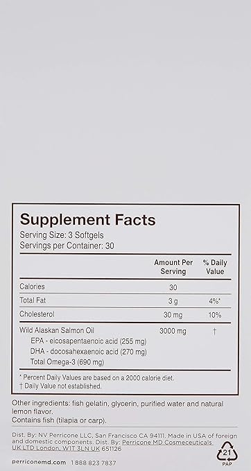 Perricone MD Omega 3 Supplements