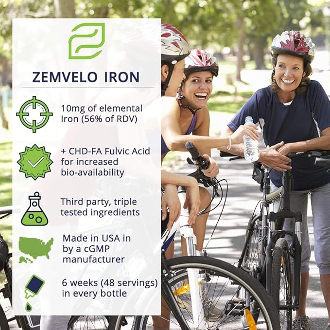 Liquid Ionic Iron Supplement | Iron Deficiency | Hormone Support | Energy Support | Encourage Healthy Muscles