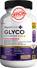 Glycoboost Glyco Optimizer Gold All Natural Formula to Maintain Healthy Levels Maximum Strength Daily Formula Blood Reviews (1 Pack - 60 Capsules)