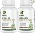Probiotics for Women and Men - 200 Billion CFU 12 Strains Probiotic for Digestive Immune &amp Gut Health with Organic Prebiotic Shelf Stable Probiotic Supplement for Bloating 120 Capsules