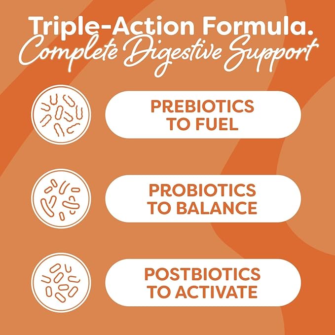 Probulin Total Care Probiotic Supplement Daily Gut Digestive and Immune Health Probiotics Capsules for Men and Women 20 Billion CFU Vegan 60 Count Bottle