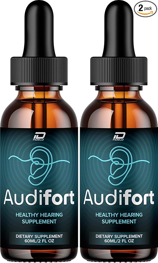 Audifort Drops - Audifort Pro 24 Audifort Pro Liquid Ear Ringing Relief Audifort Reviews (2 Pack – 2 Month Supply)
