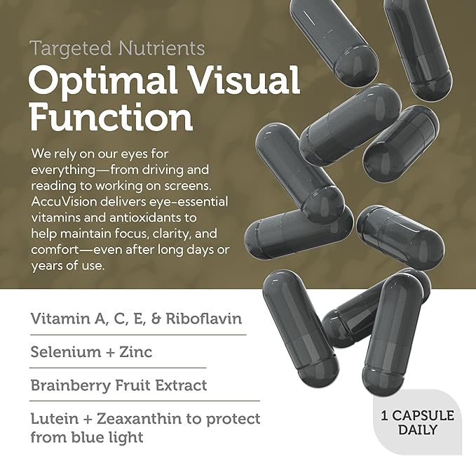 Zahler AccuVision Advanced Eye Health Formula 30 Capsules
