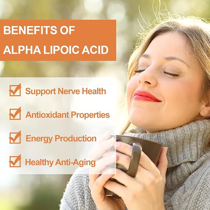ALA &amp CoQ10 Capsules 2-Pack Bundle – Supports Advanced Antioxidant Action &amp Cellular Energy for Adults
