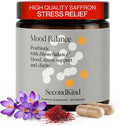 Anxiety &amp Stress Relief Supplement – Saffron &amp Postbiotic Supplement for Emotional Support – 1000x More Active Ingredients Than Probiotics. Made with BiomeBalance in the USA 60 Capsules | Sec