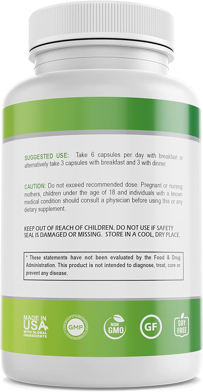 Insulin Plant Capsules (Costus Igneus) 100% Natural Supplement 360 Veggie Caps (2 Month Supply) - Insulin Plant